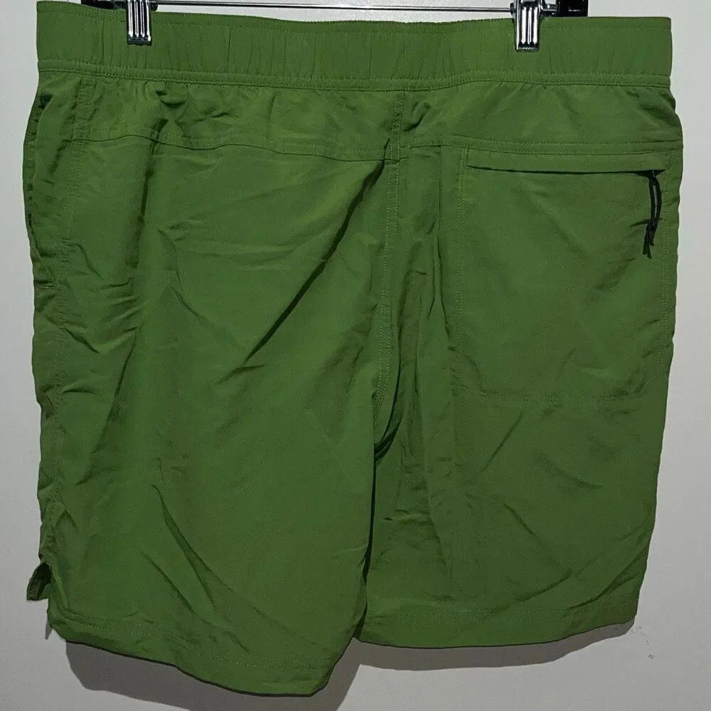 The North‎ Face Men's Green Flash Dry Built-In Mesh Brief Swim Trunks Large